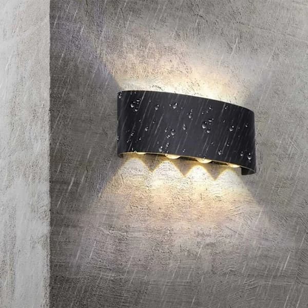 8W LED-seinävalaisin ulkokäyttöön, sisäkäyttöön, vedenpitävä, 120° valokeila I_tfrf