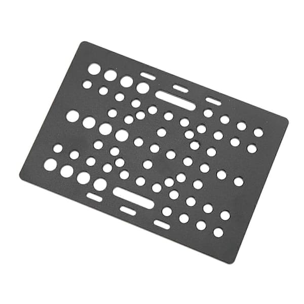 Gantrybord i høyfast aluminium, svarteloksert, lineær universalguide for 3D-skriver for fresebord