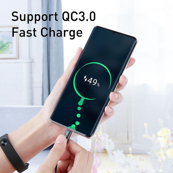 Typ C - Typ C PD 60W -kaapeli pikalataus Qc3.0 Usb C -data Cor