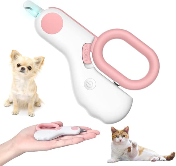 2 stk hundekloklippere for små dyr, kattekloklippere med