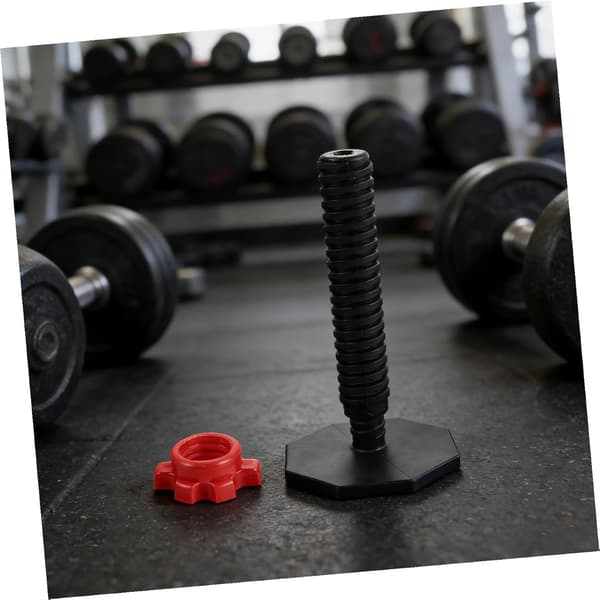 Kettlebell Dumbbell Coupling Rod with Base – Gym Barbell Replacement