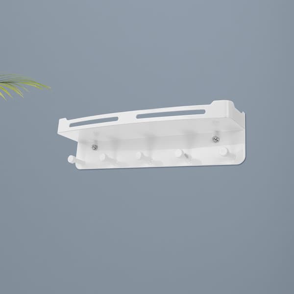 Wall-mounted stainless steel medal holder, space-saving and elegant storage shelf