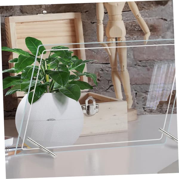 Akryl Dry Erase Skrivebordsplade med 2 stk. 7 cm stifter Memo Skriveplade