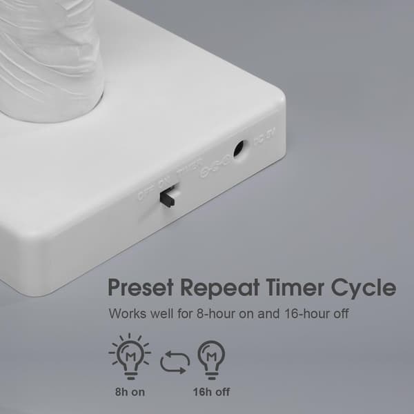 24 LED Rosa Rosbordslampa Batteri eller USB-driven, Timer Justerbar