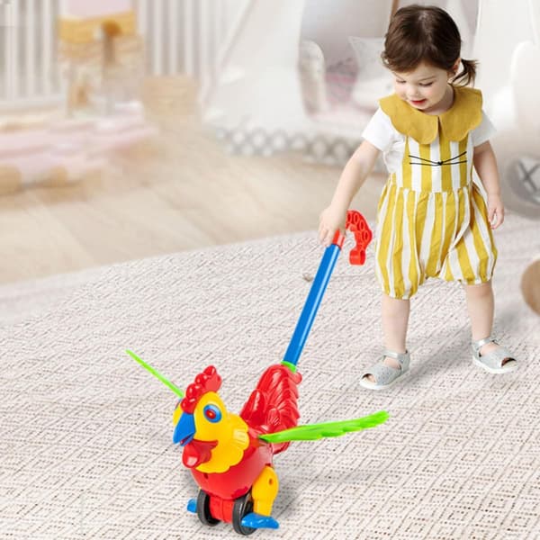 Walking Wagon with Removable Handle, Tilting Walking Wagon for Learning to Walk