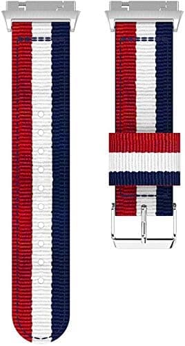 Classicase kompatibel med Fitbit Ionic Armbåndsrem, Nylon Sport Loop Bånd Armbånd