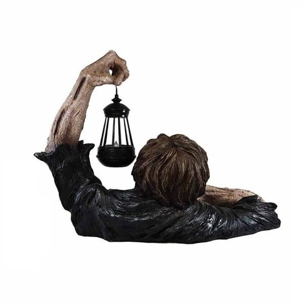 Harpiksstatue, Halloween-pynt, Halloween-dekorationer til have, gård