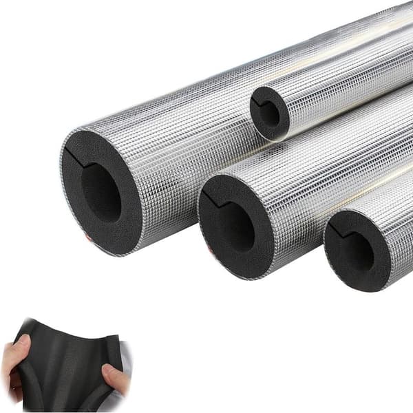 Rørisolering for utendørs bruk, rør- og slangeisolering, skumrørisolering, vanntett rørisolering, lengde: 95 cm