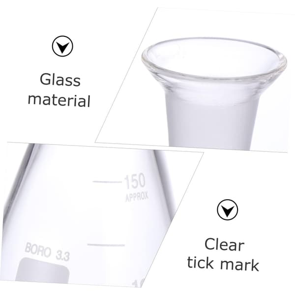 Jodflaske Glas Konisk Kolbe Laboratorieeksperiment Skolemateriale til Kemiklasse
