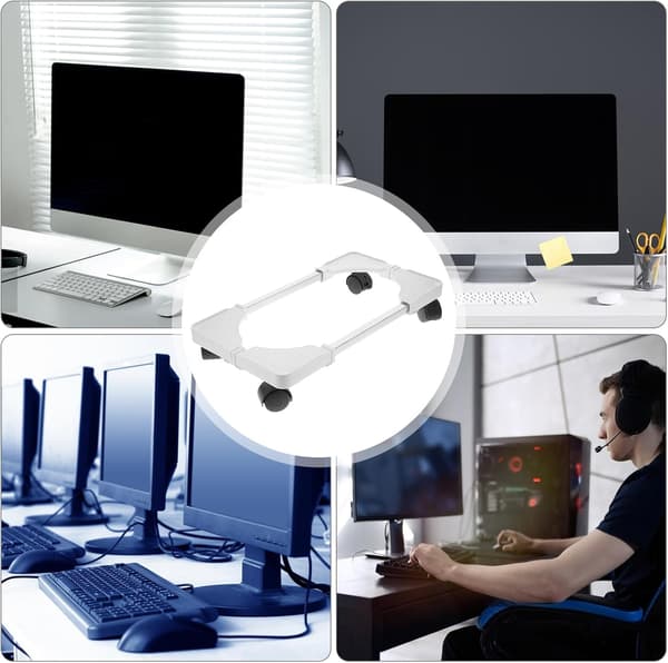 Computerhovedstativ Tårnstativ PC Gulvstativ Skrivebord PC Gaming Tilbehør