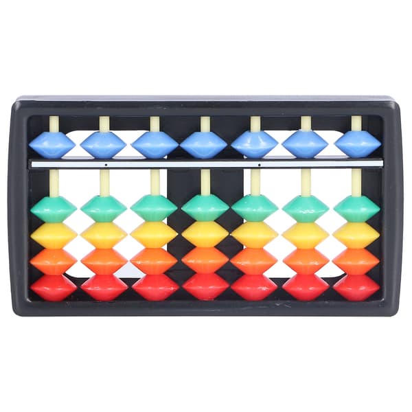 Abacus Exquisite Home Office Portable Colorful Abacus Calculation Tool Educational Toy