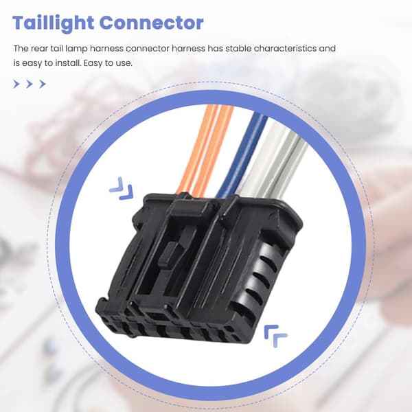 Taillight Wiring Loom for 1007 206 207 307 C2 C3 C4 C5 1606248780