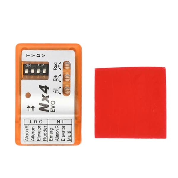 Til NX4 Flight Controller 3D Flyvegyroskop Balance til Fastvingede Fly Støtte Rate/Hold/Gyro