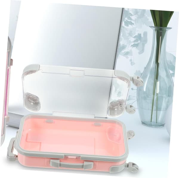 10 stk. små makeuptasker Bærbar makeuptaske til rejser Mini-organizer-etui med rum