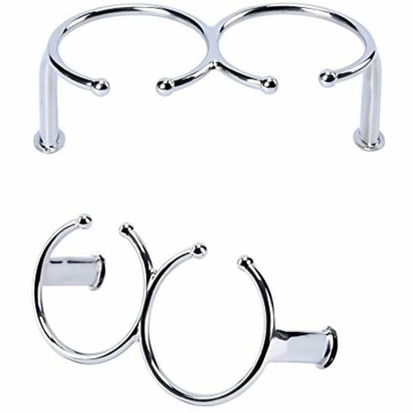 Båt dobbelring koppholder åpen ringdesign polert 316 marine