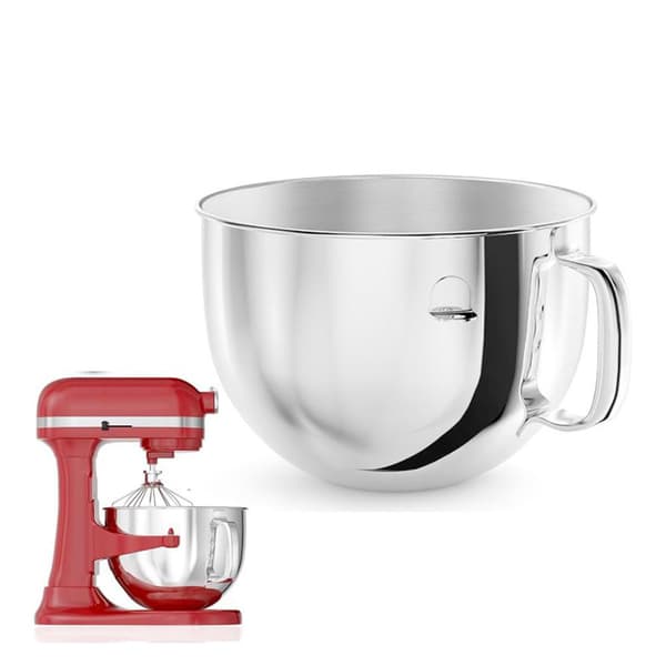 Miksebolle i rustfritt stål til KitchenAid 5QT Pro / 6QT / 6QT