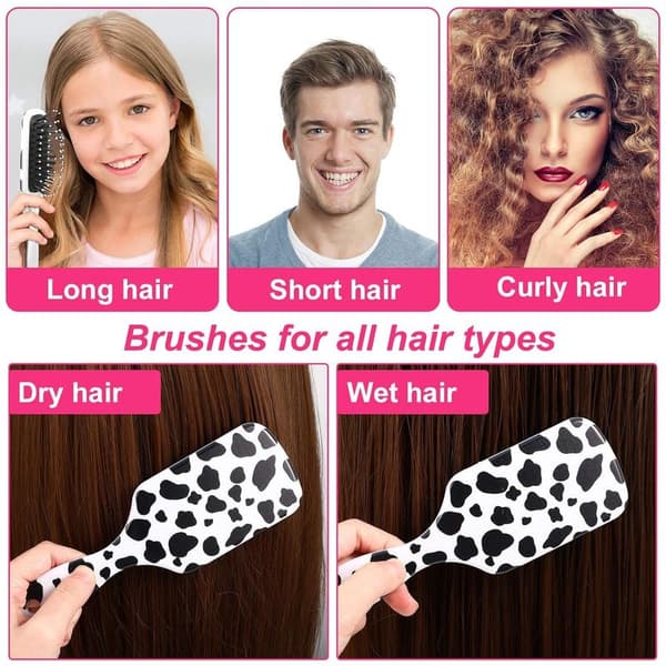 Airbag Hairbrush, Smooth Comb, Hair Removal Brush and Non-Pulling