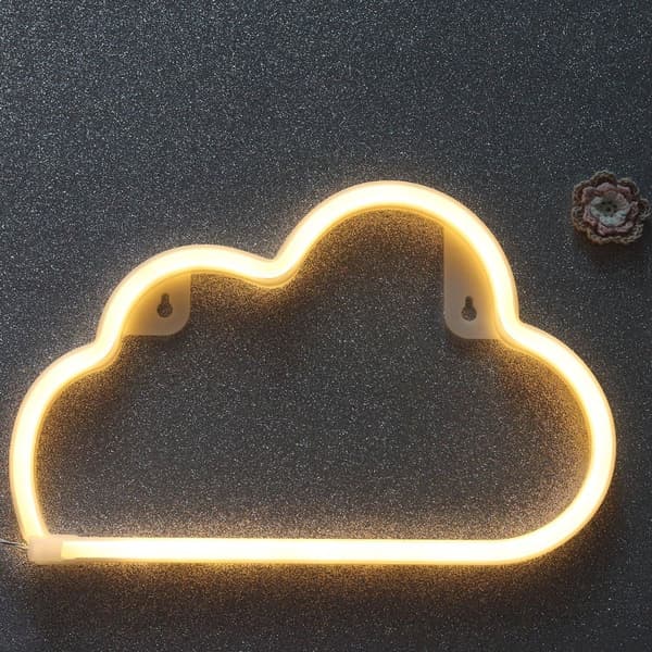 LED Neon Signs Cloud Wall Decorative Night Light for KLB
