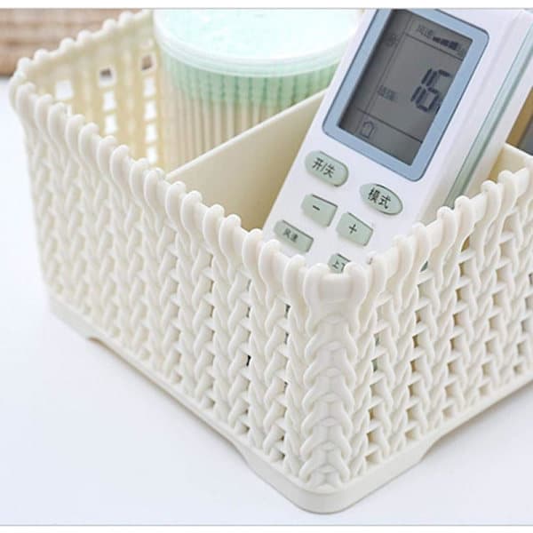 B Elegant Desktop Storage Solution, Exclusive Knitted Texture and Multifunctional Formats for an Organized Lifestyle