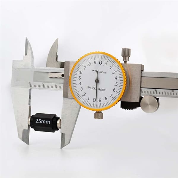 0,02 mm Bidirectional Shockproof Dial Caliper 150 Diameter Measuring Caliper