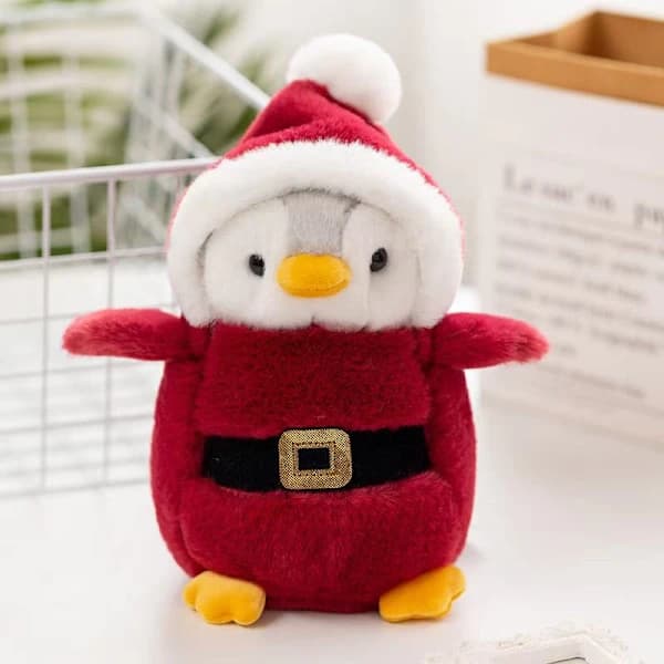 Pompom Penguin - 20 cm Pompom Red