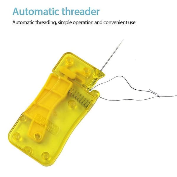 1 stk automatisk nålitreder DIY håndsømtreder håndmaskinsstinginnsetting automatisk