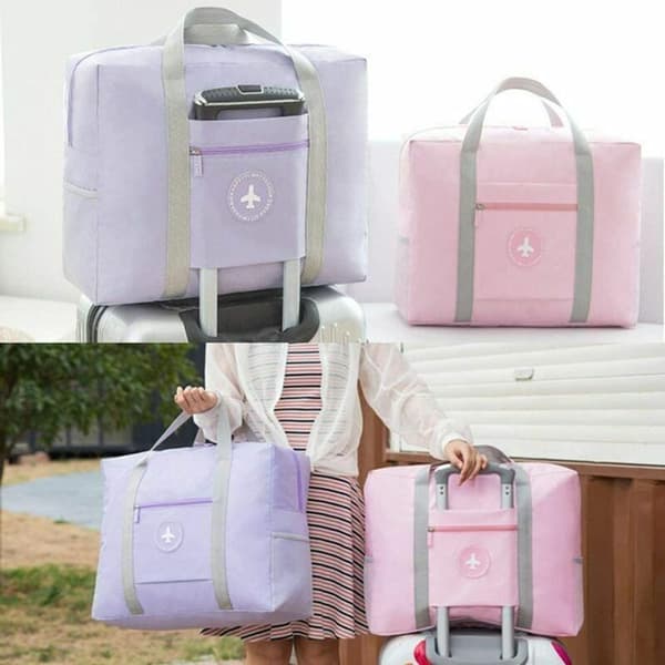 2 * Håndbagasje 44 x 35 x 15 (under 45 x 36 x 20) Sammenleggbar Lett Reisekoffert