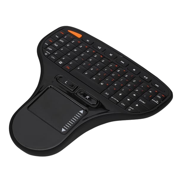 Mini Touch Control Intelligent Mus Multimedia 2.4G Trådløs Mus Tastatur 2 i 1