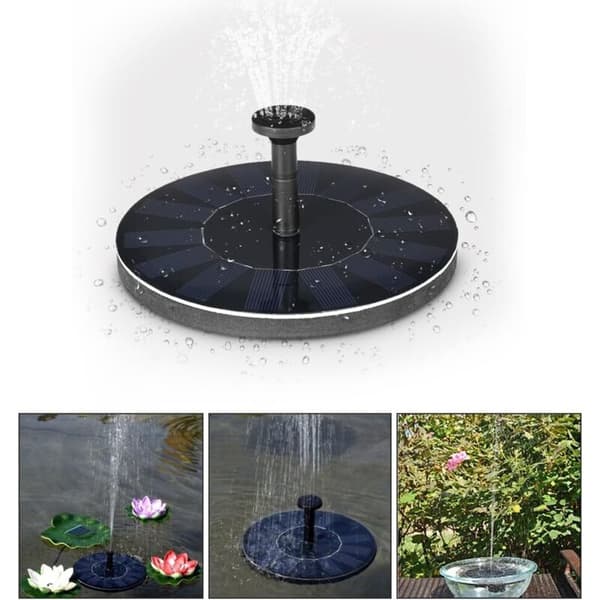 Solar pump solar water pump solar panel fountain for pond or garden Pome with monocrystalline solar panel and brushless pump [Energy class A]-