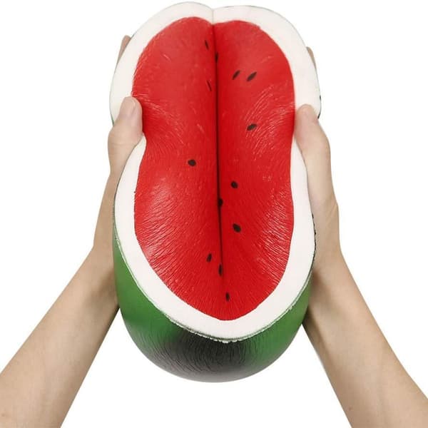 Squishies Watermelon Fruit Super Large Anti-stress Squishies Slow Rising Squeeze KLB