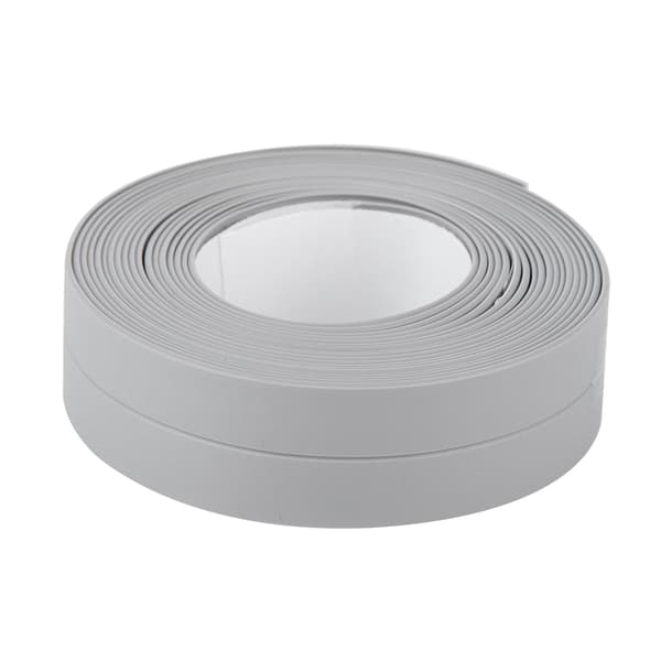 Grey Self-Adhesive Sealing Strip for Bathroom Wall, Sink, Kitchen 22mm x 3.2m