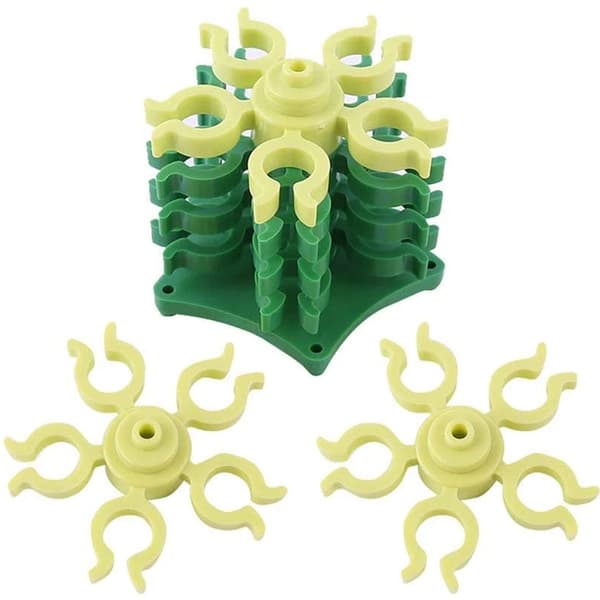 Sewing Thread Spool Tower Storage Clips Rack for 30 Thread Spools Plastic Holder Clips Sewing Machine DIY Embroidery Tool