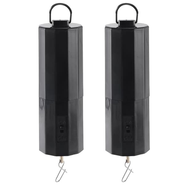 2 stk. Vindspinner Motor Hengende Display Batteridrevet Motor Multifunksjonell Roterende Motor for Vindspinner Hagedekorasjon