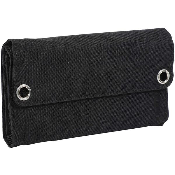 7W Solcelleoplader Solpanel Camping Rejser Bærbar Udendørs Foldbar Til Mobiltelefon Tablet Kits USB Batteriopladningskit Sort