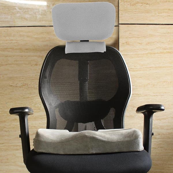 Office Chair Headrest Thickened Headrest Pillow, Adjustable Clampable Headrest Pillow
