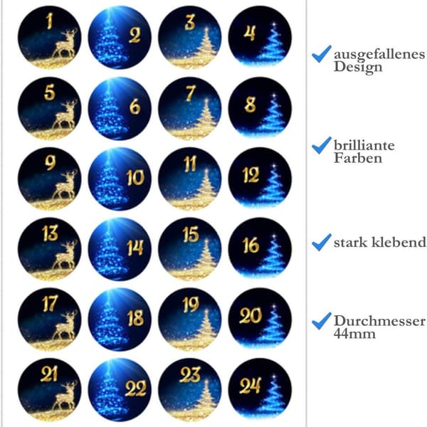 Endless ge Adventskalenderposer for DIY-håndverk og jul KLB