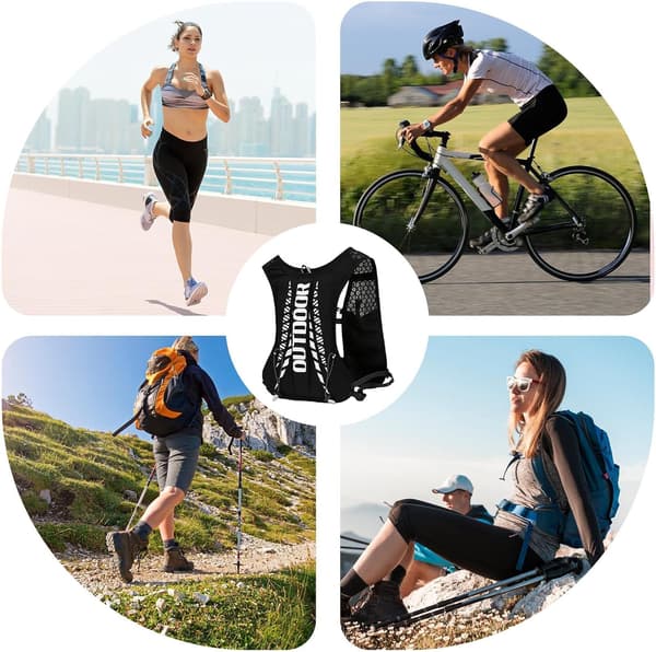 Hydration Backpack - Lightweight 5L Hydration Backpack for Running | Breathable Sports Gear (FMY)
