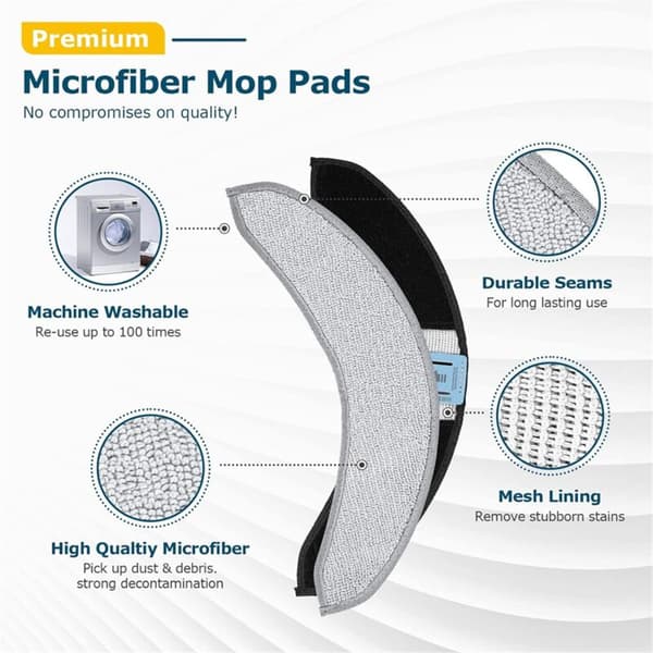 Moppedyner Tankfiltre til Combo J7+/J9+ Robotstøvsugerdele Auto Suction Mop