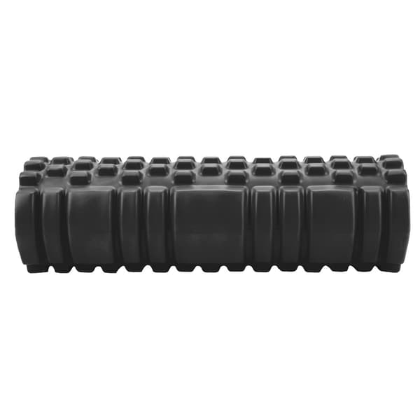 Mini Hollow Yoga Roller Exercise Roller Physio Training Yoga Massage Column (Black)
