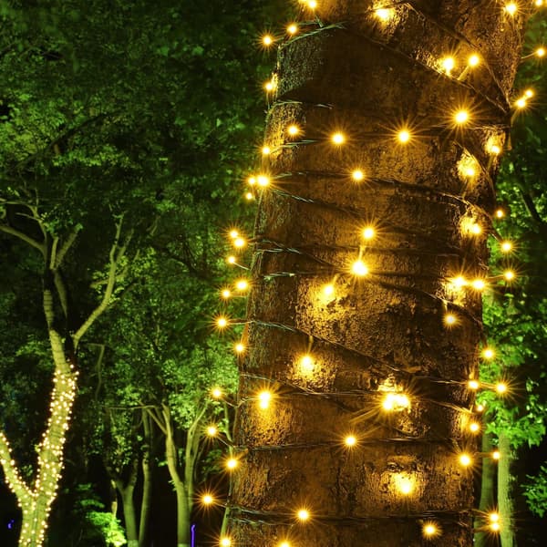 LED-julelys, 400 varmhvite LED-lys på