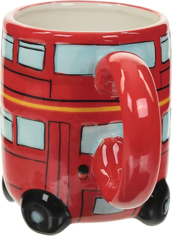 Puckator London Red Routemaster Bus Ceramic Shaped Mug, Tea Coffee Hot Drinks, Decorative Gift Box, Height 10cm Width 13.5cm Depth 8.5cm