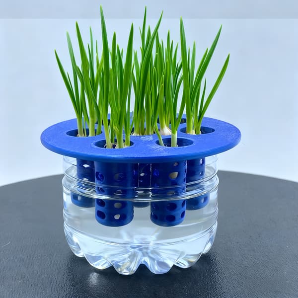 2-pak, hvidløg, forårsløg, hjemmehavebrug, hydroponiske planter, dyrk 3D-printforme (LGL) 2pcs