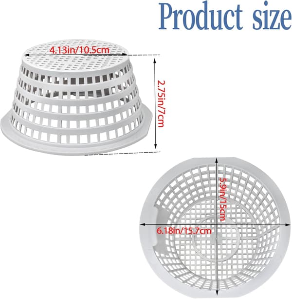 Skimmer Basket Compatible with Swimline Hydrotools 8928 Olympic ACM88