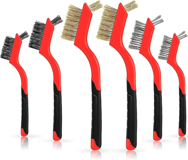 Deep Cleaning Power Brush Set with Wire, Small Steel Brushes for Rust Removal, Durable and Versatile Design, Multipurpose Brush Set for