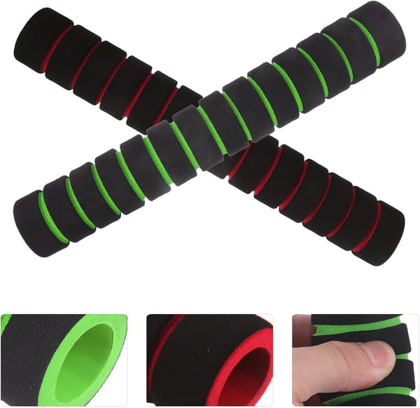 2 Pairs Non-Slip Sponge Kayak Grips, Protective Covers for Comfortable Control