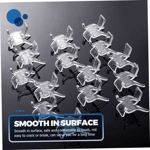 Large Crystal Stands for Display 24 Pcs Acrylic Jewelry Holder Geode Storage