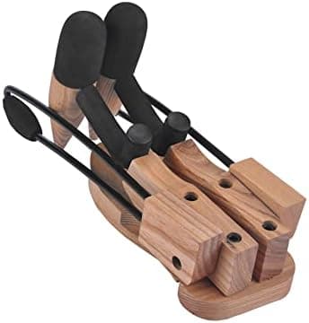 Fällbart stativ för musikinstrument i massivt trä, hopfällbart stativ för elgitarr, bas, naturträ