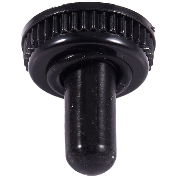 10 x Black Waterproof Rubber Cap with 6mm Diameter for Toggle Switch