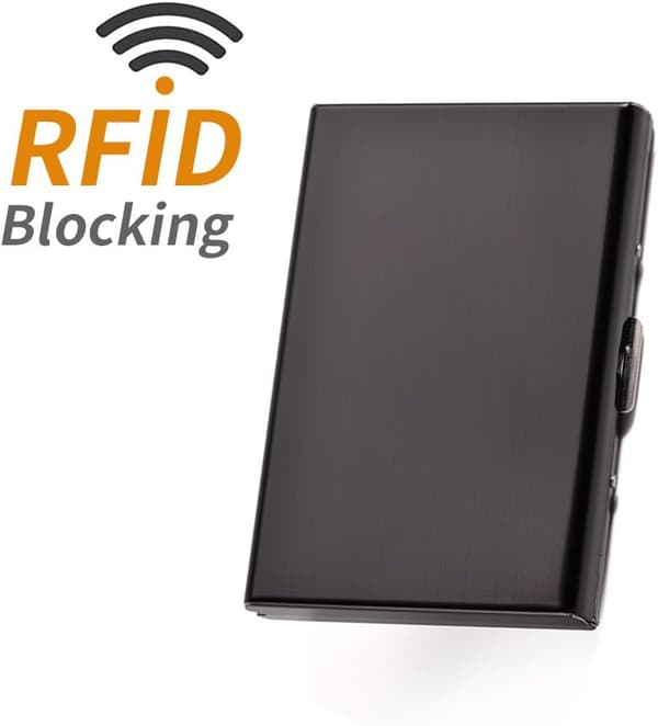2-pak RFID Kreditkortholder i Rustfrit Stål