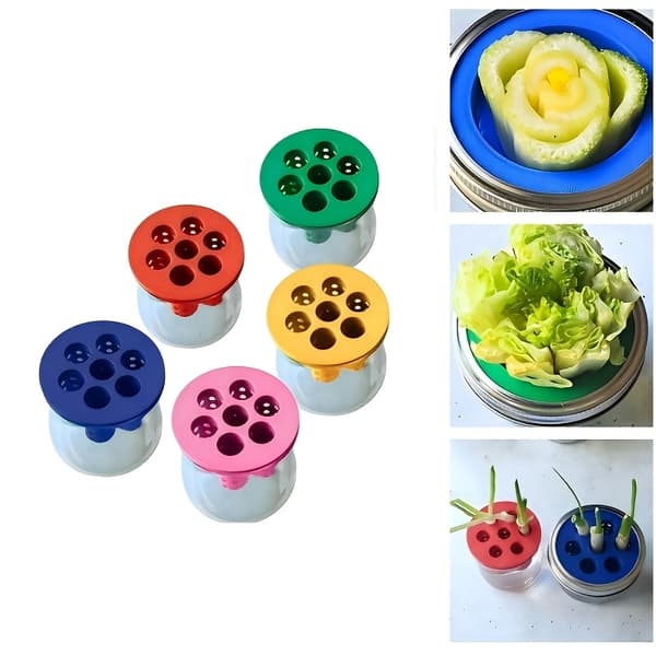 2-pak, hvidløg, forårsløg, hjemmehavebrug, hydroponiske planter, dyrk 3D-printforme (LGL) 2pcs